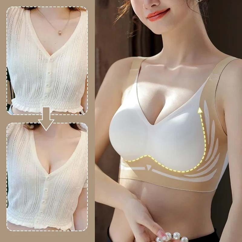 Lifting Anti-Sagging Wireless Push-up Bra - Image 5