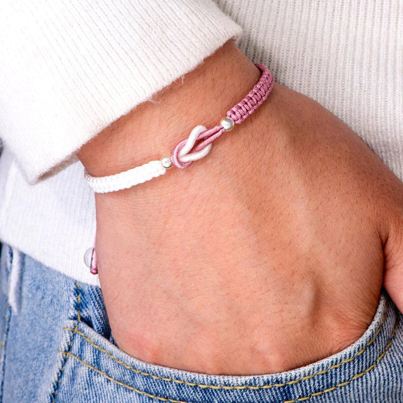 Linked Together Handmade Braided Bracelet - Image 3