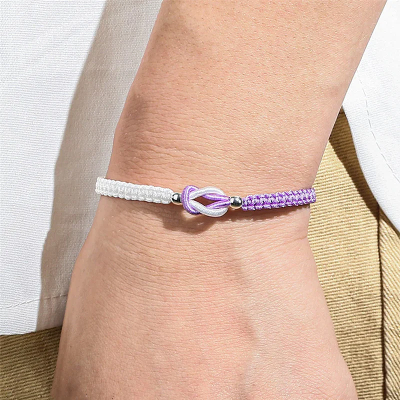 Linked Together Handmade Braided Bracelet - Image 5