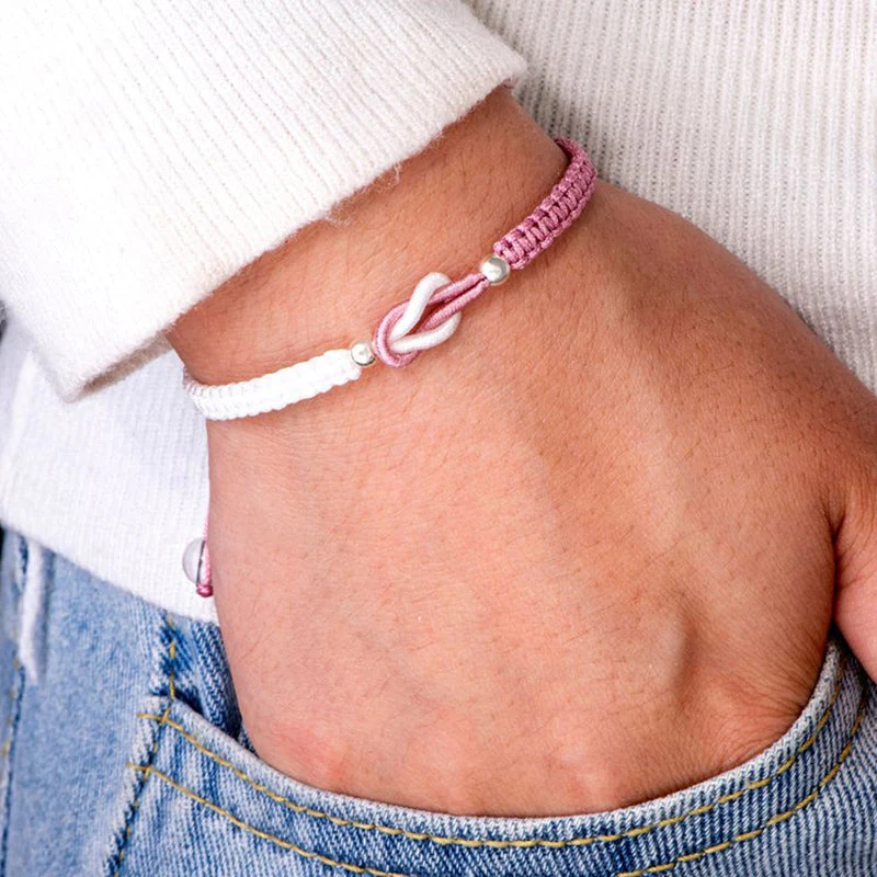 Linked Together Handmade Braided Bracelet - Image 2