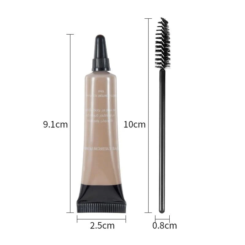 Long-lasting Waterproof Smudge-proof Liquid Eyebrow Gel - Image 3