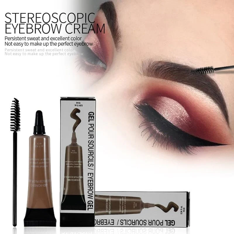 Long-lasting Waterproof Smudge-proof Liquid Eyebrow Gel - Image 4