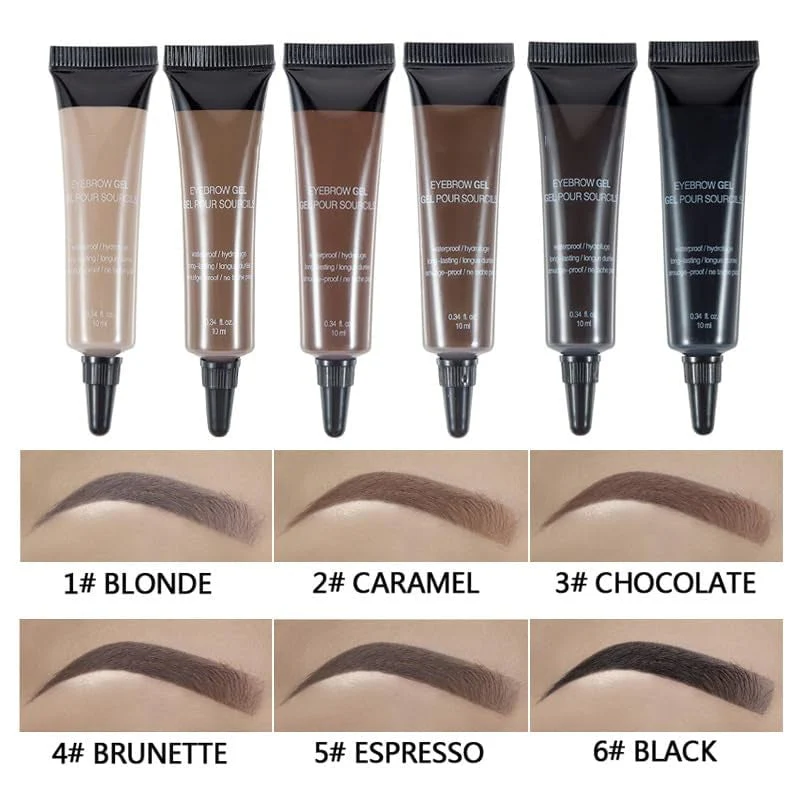 Long-lasting Waterproof Smudge-proof Liquid Eyebrow Gel - Image 5