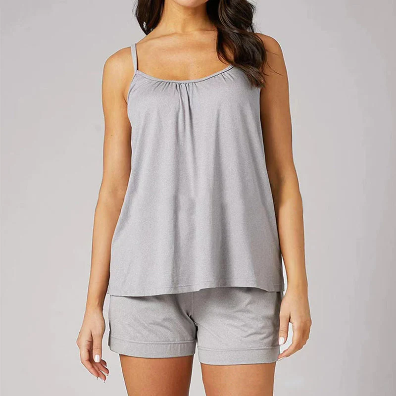 Loose-fitting Tank Top With Built-in Bra - Image 10