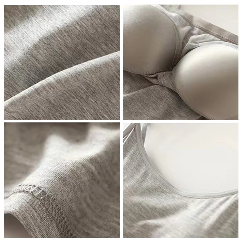 Loose-fitting Tank Top With Built-in Bra - Image 3