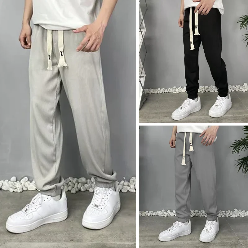 Loose Ice Silk Trousers - Image 6