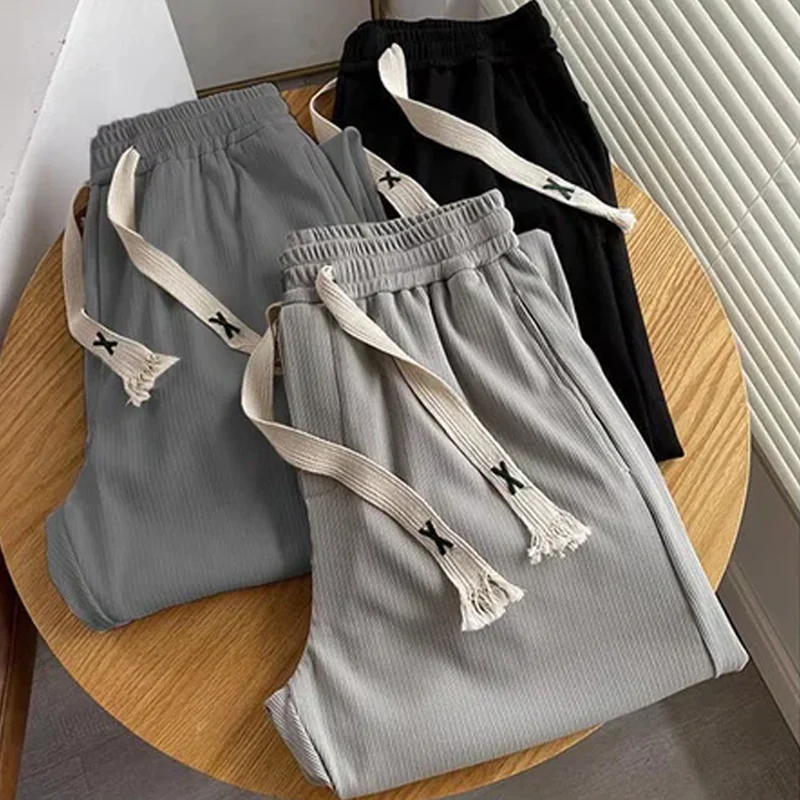 Loose Ice Silk Trousers - Image 8