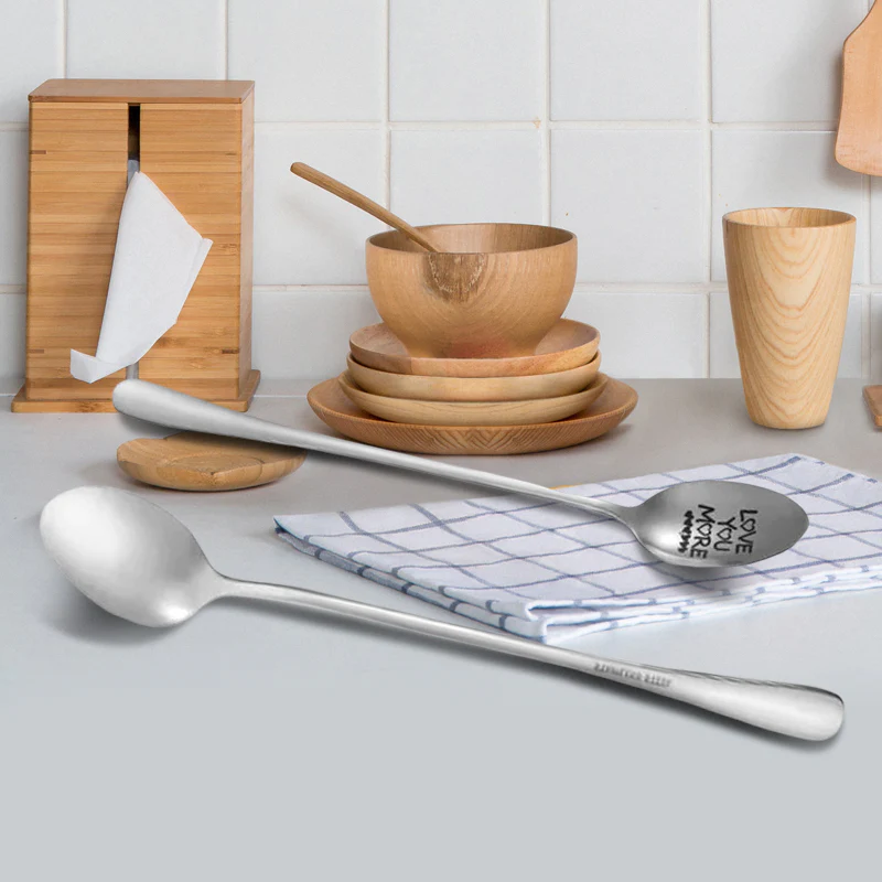'Love You More' Engraved Spoon - Image 3