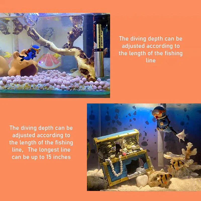 Lovely Diver Aquarium Fish Tank Decorations - Image 5