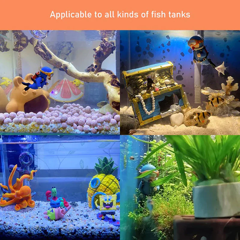 Lovely Diver Aquarium Fish Tank Decorations - Image 6