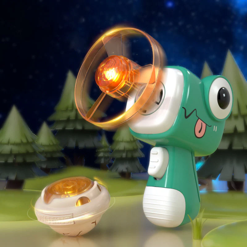 Luminous Flying Saucer Dinosaur Gyroscope - Image 3