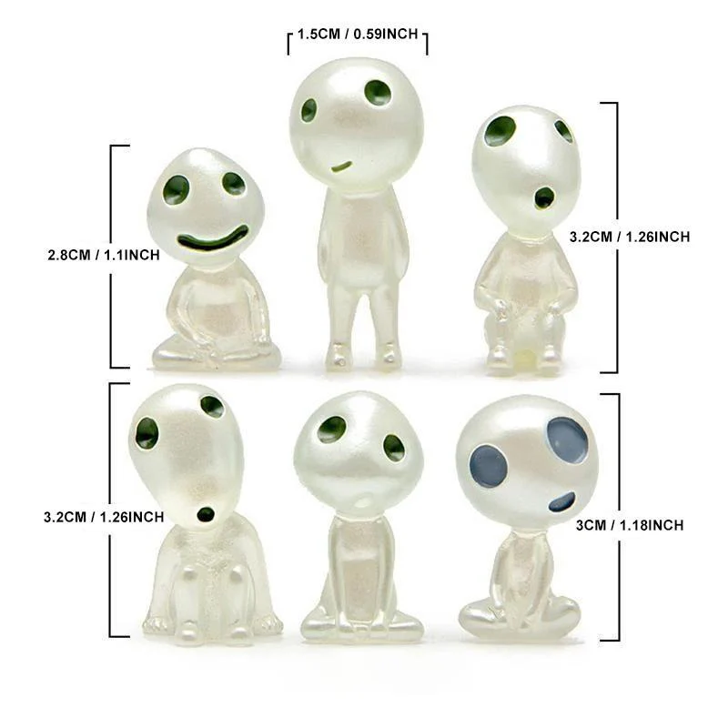 Luminous Garden Ghost Miniature Figurines - Image 10