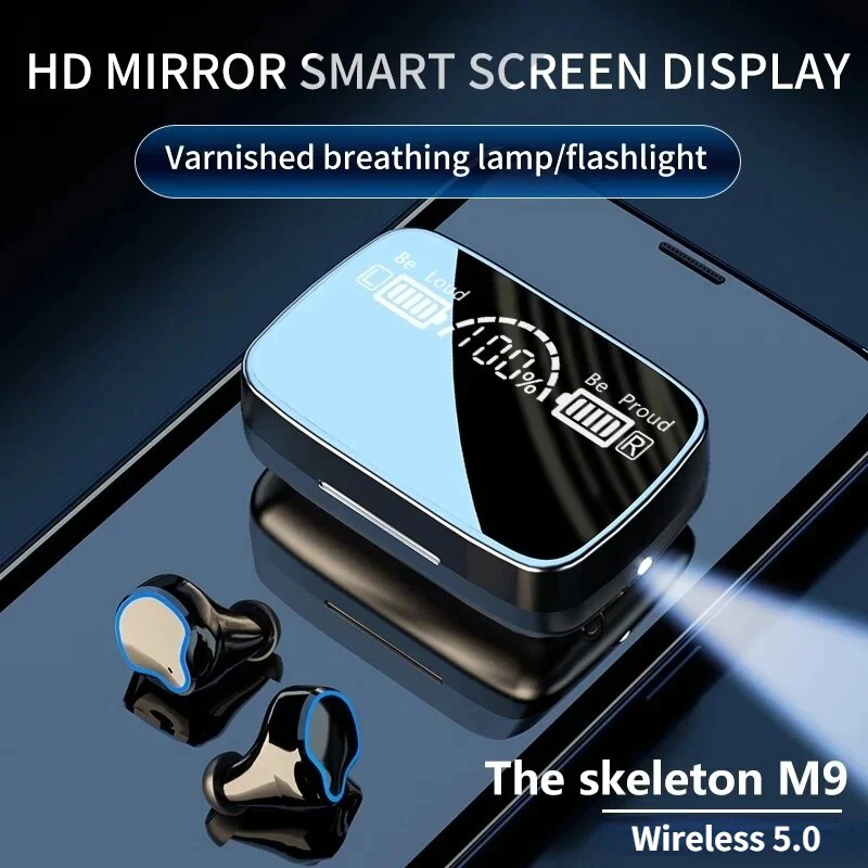 M9 Mirror HD Wireless Head Phone - Image 4