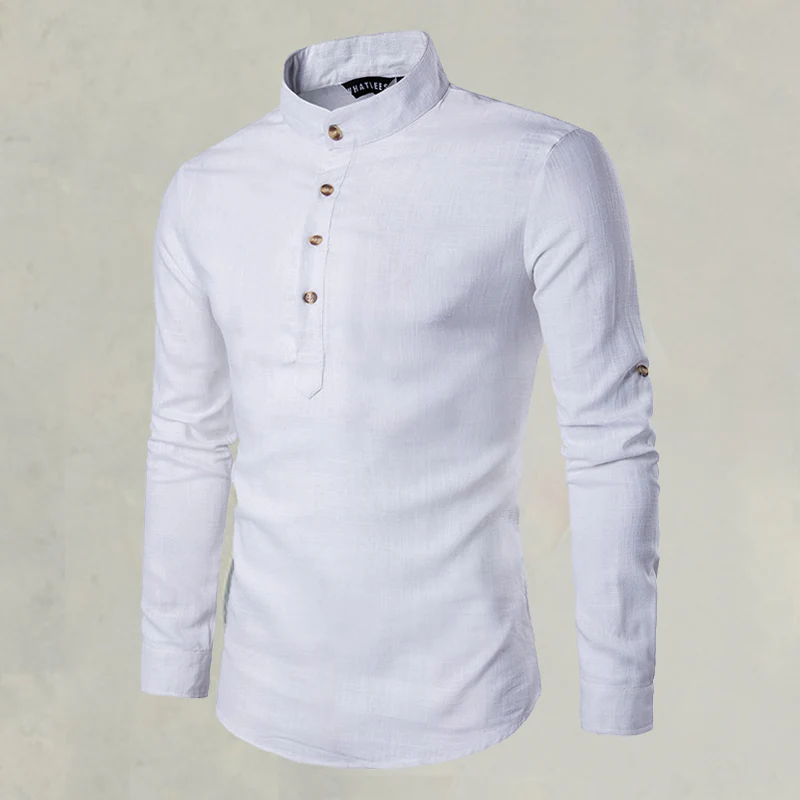 Madrid Roll-up Linen Shirt - Image 2