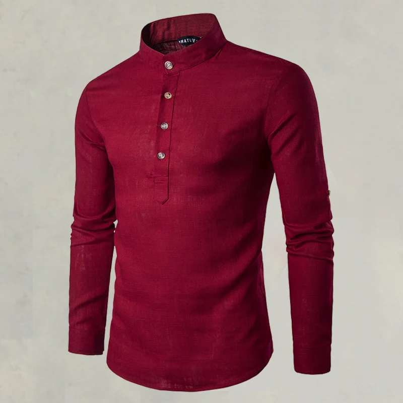 Madrid Roll-up Linen Shirt - Image 5