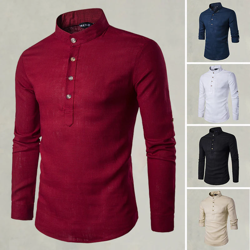 Madrid Roll-up Linen Shirt - Image 6