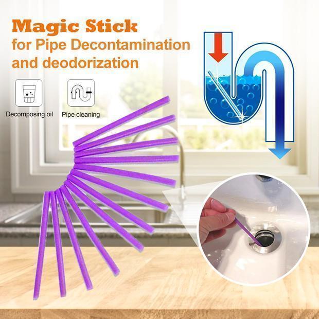 Magic Stick for Pipe Decontamination & Deodorization (12 PCS) - Image 2