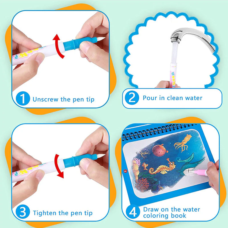 Magic Water Coloring Book - Image 8