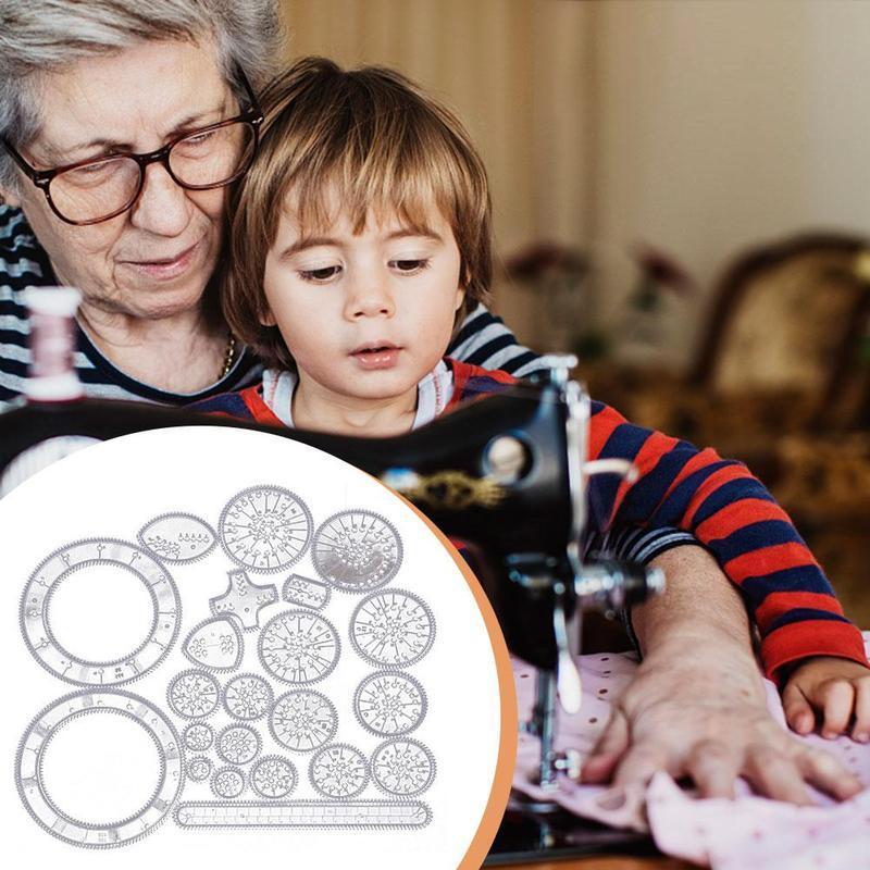 Magical Spirograph Geometric Ruler Set - Image 3