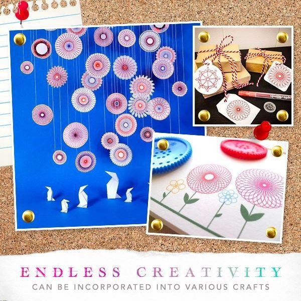 Magical Spirograph Geometric Ruler Set - Image 7