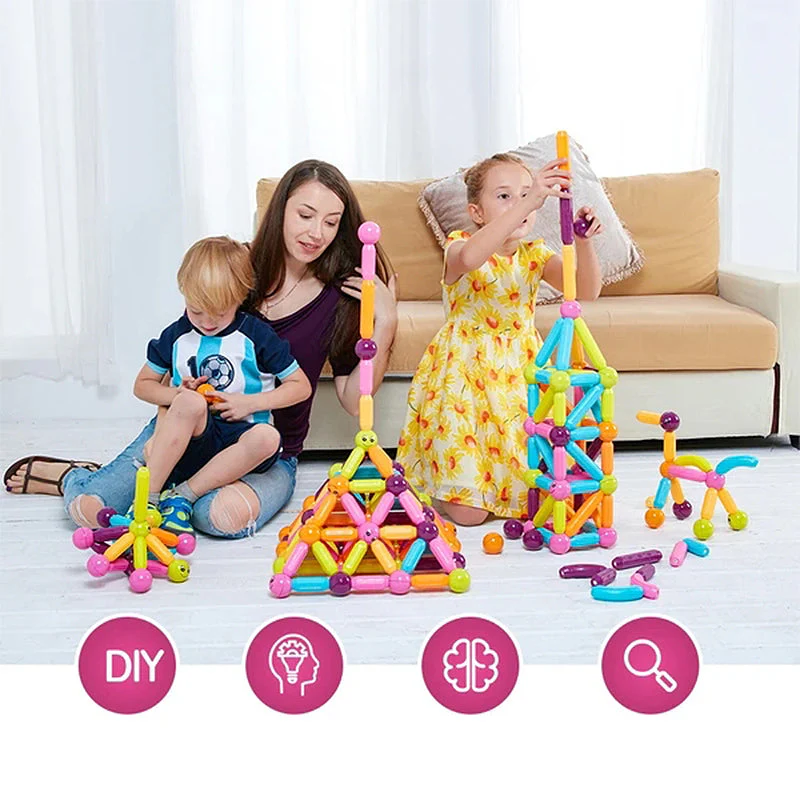 Magnetic Building Blocks Set - Image 3