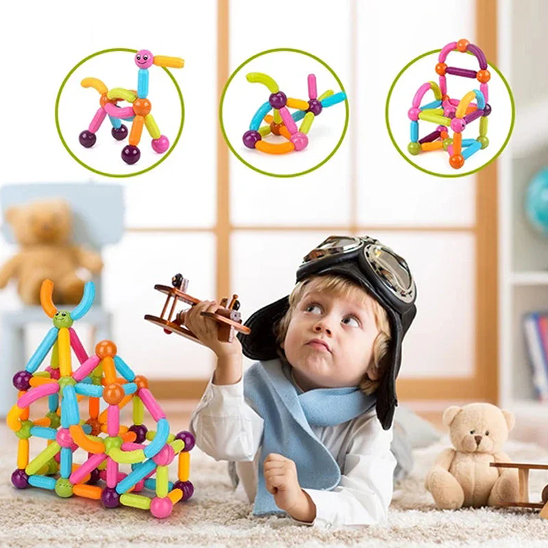 Magnetic Building Blocks Set - Image 7