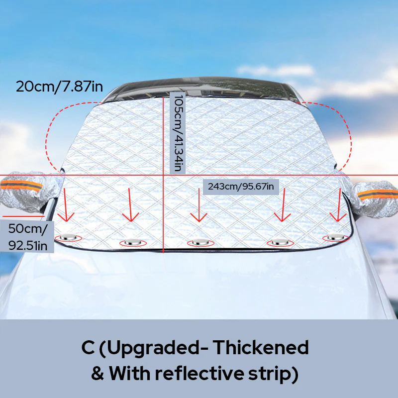 ☃️Christmas Sale 50% Off🚗Magnetic Car Anti-snow Cover - Image 11