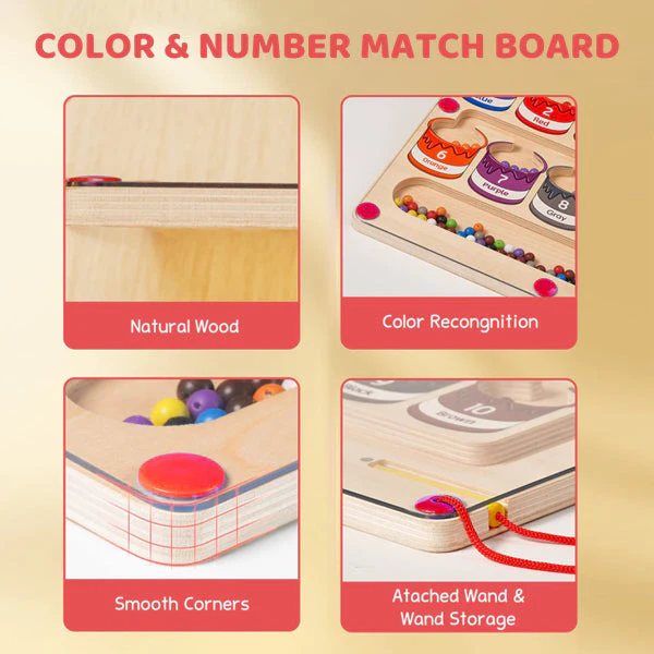 Magnetic Color and Number Maze - Image 11