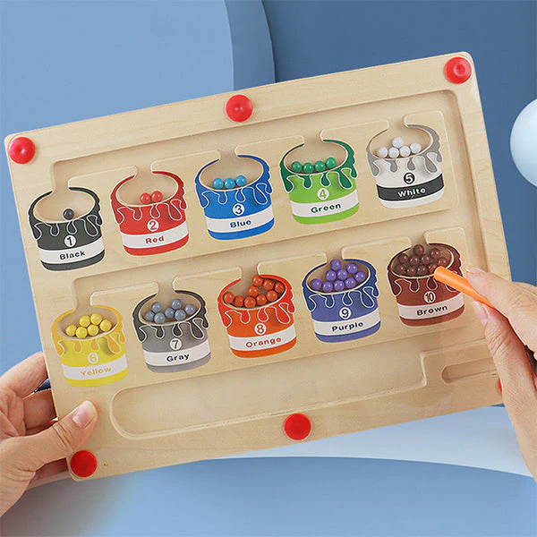 Magnetic Color and Number Maze - Image 5