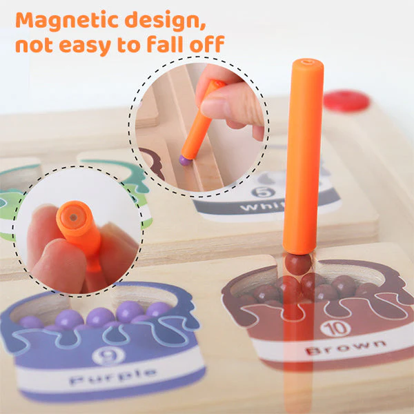 Magnetic Color and Number Maze - Image 6
