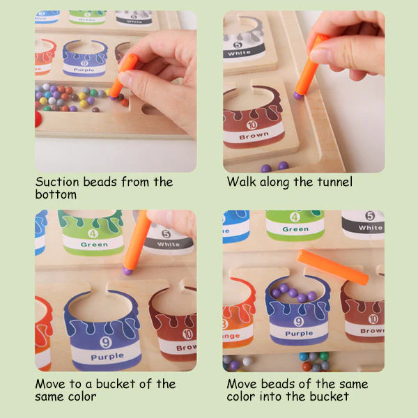 Magnetic Color and Number Maze - Image 7