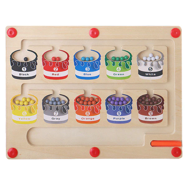 Magnetic Color and Number Maze - Image 9
