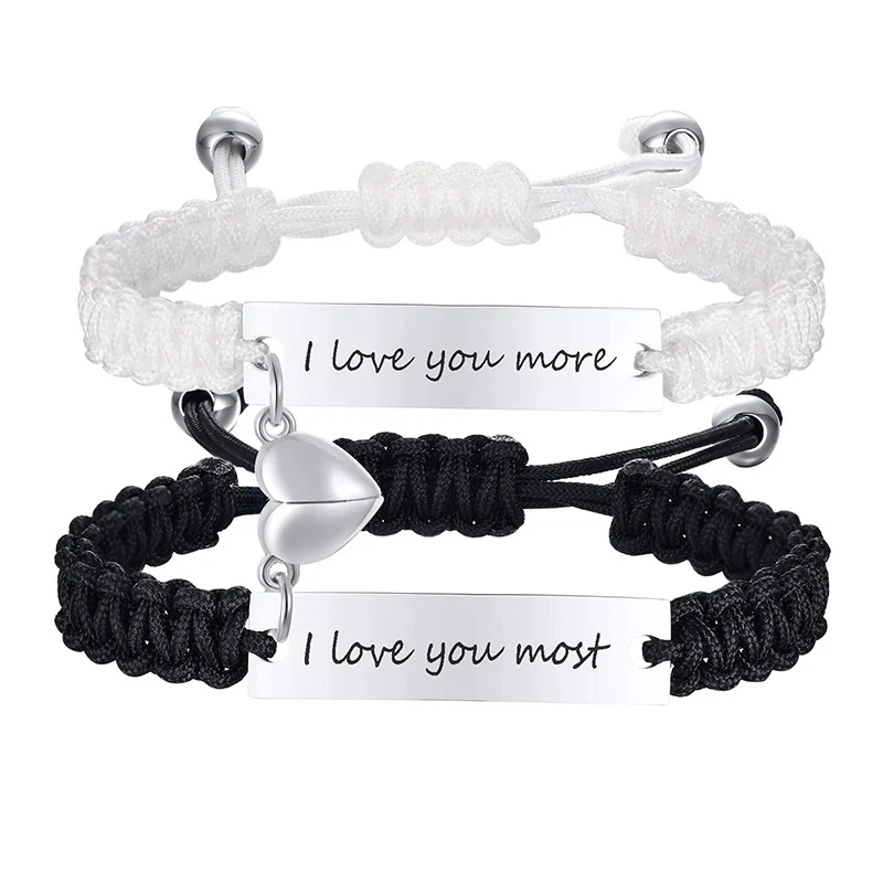 Magnetic Couple Braided Bracelets - Image 5