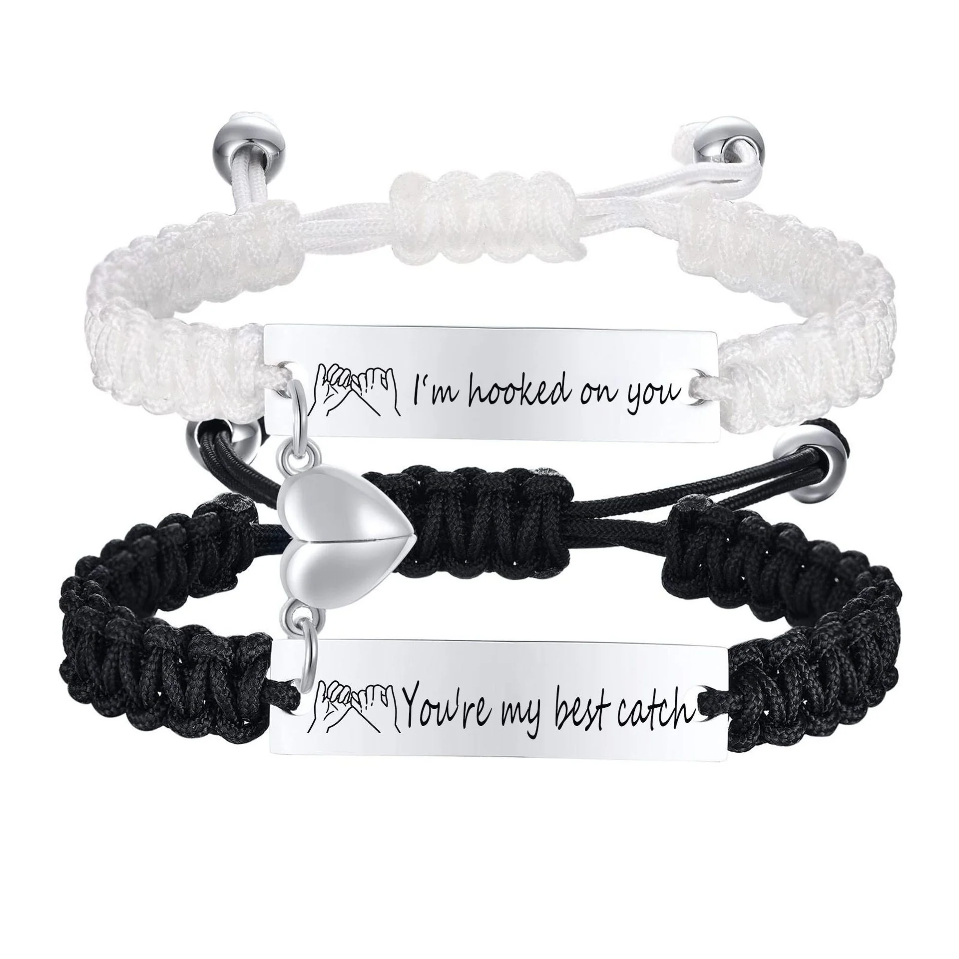 Magnetic Couple Braided Bracelets - Image 8