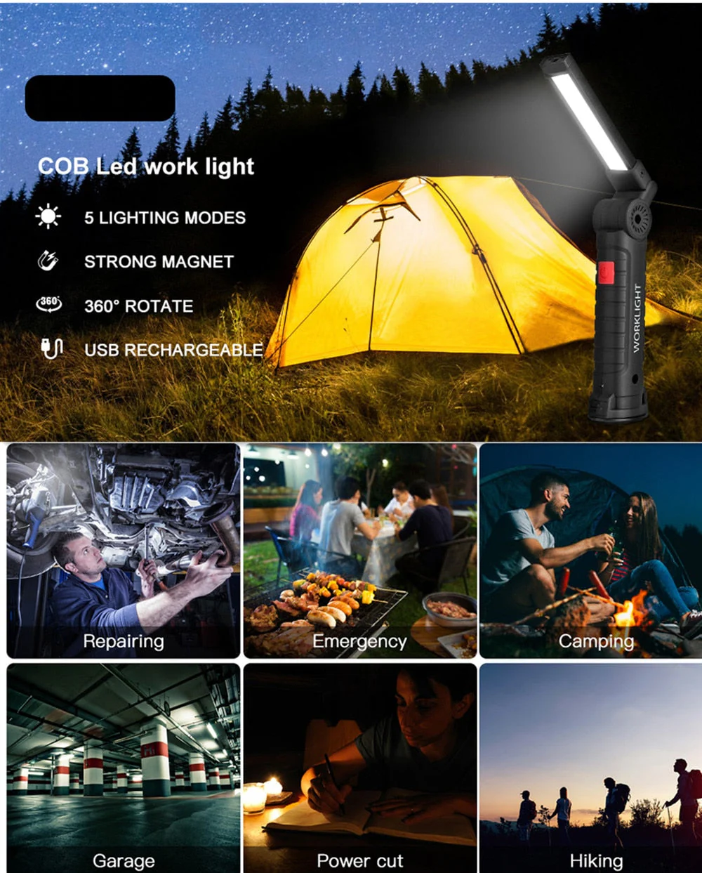 Magnetic Rechargeable Flashlight - Image 6