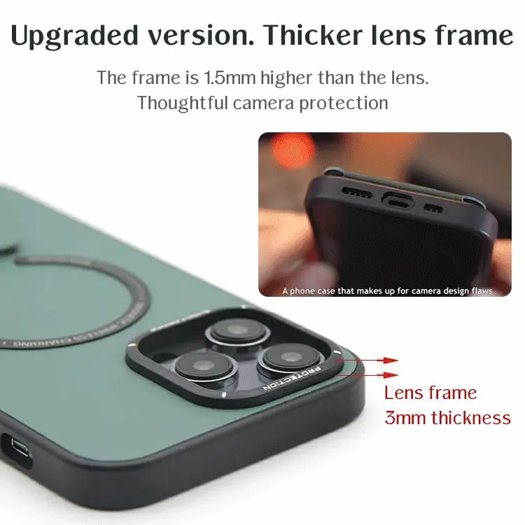 Magnetic Wireless Charging Mobile Case for iPhone - Image 2