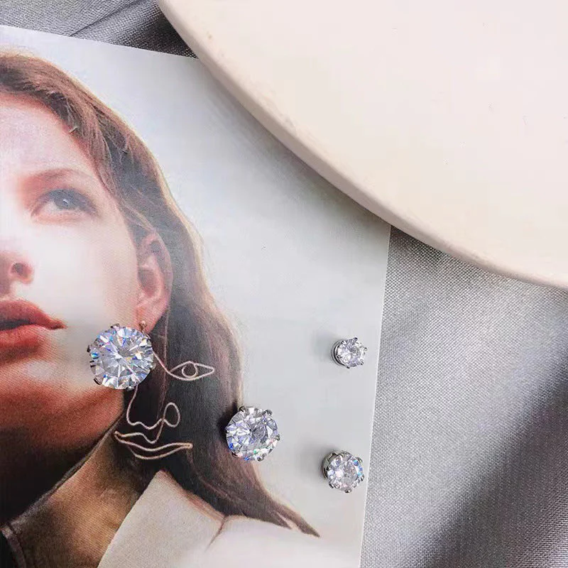 Magnetic Zircon Stud Ear Clip - Image 8