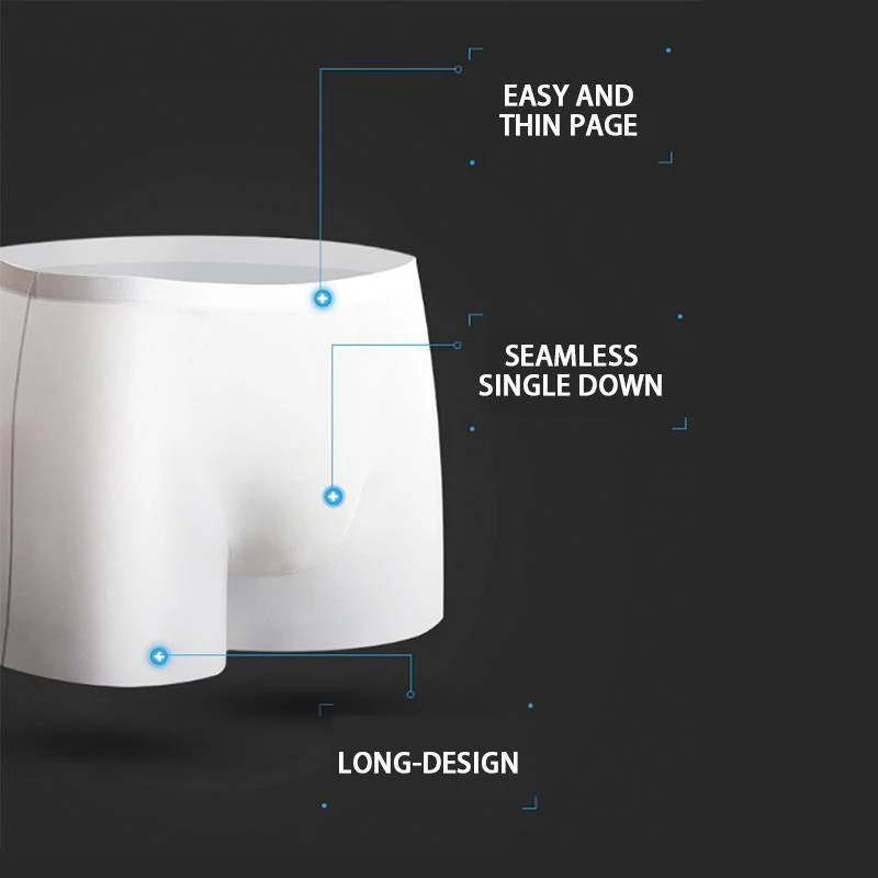 Male Breathable Underpants Made Of Ice Silk - Image 13