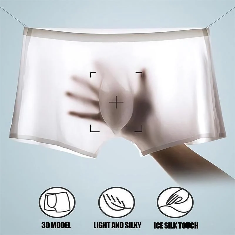 Male Breathable Underpants Made Of Ice Silk - Image 2