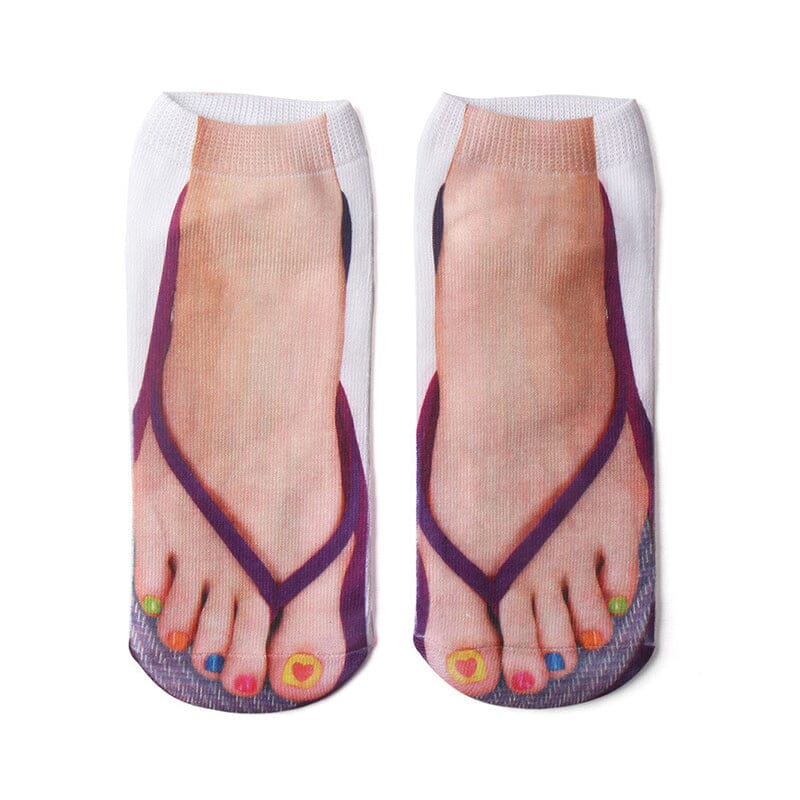 Manicure Print Socks - Image 17