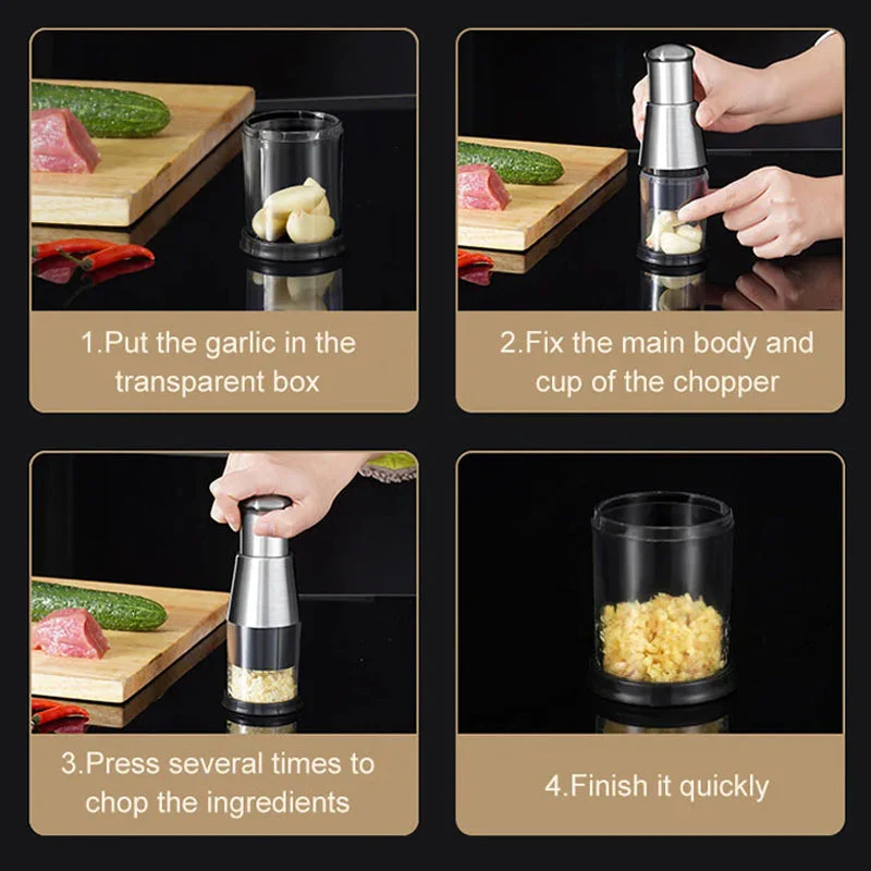 Manual Pressed Garlic Chopper - Image 4