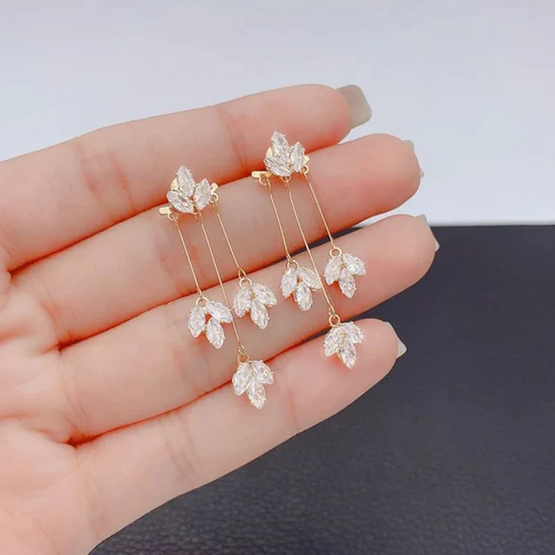 Maple Crystal Earrings - Image 3