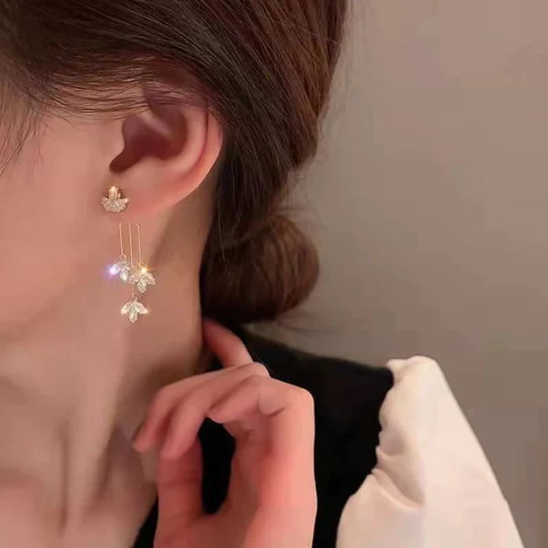 Maple Crystal Earrings - Image 4