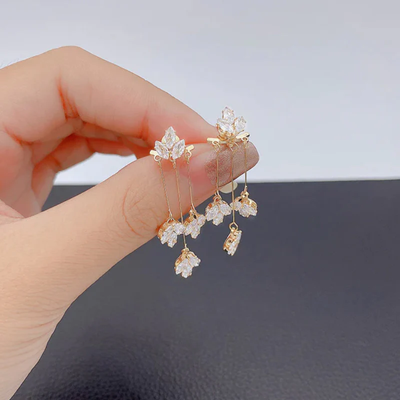 Maple Crystal Earrings - Image 5