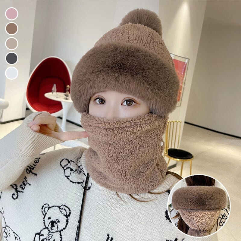 Mask Scarf One Piece Hat - Image 2