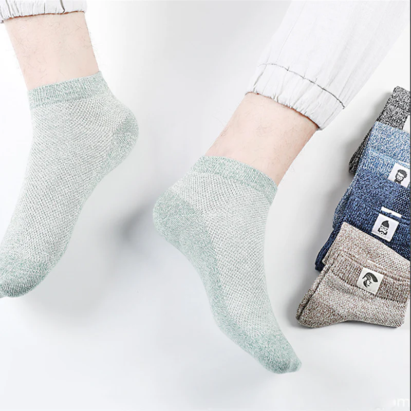 Men‘s Business Breathable Anti-bacterial Deodorant Socks（5PCS） - Image 10
