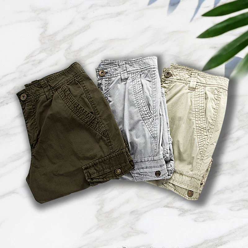 Mens Cotton Stylish Durable Cargo Shorts - Image 2