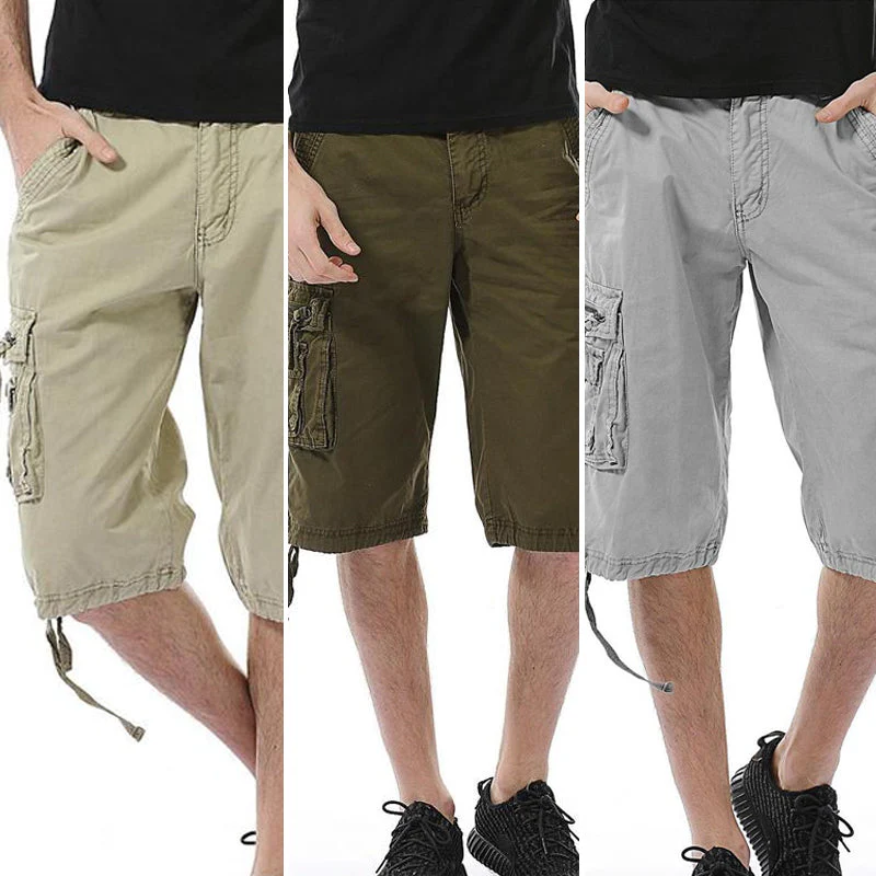 Mens Cotton Stylish Durable Cargo Shorts - Image 4