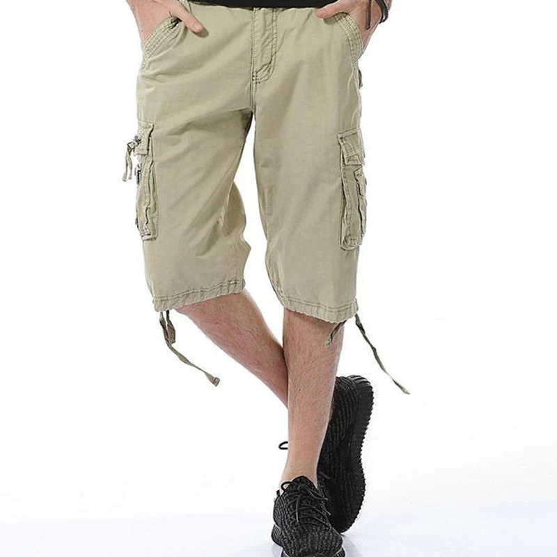 Mens Cotton Stylish Durable Cargo Shorts - Image 5