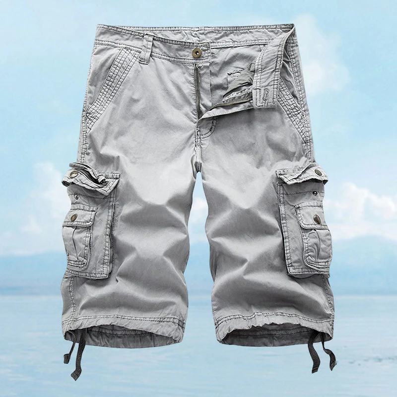Mens Cotton Stylish Durable Cargo Shorts - Image 6